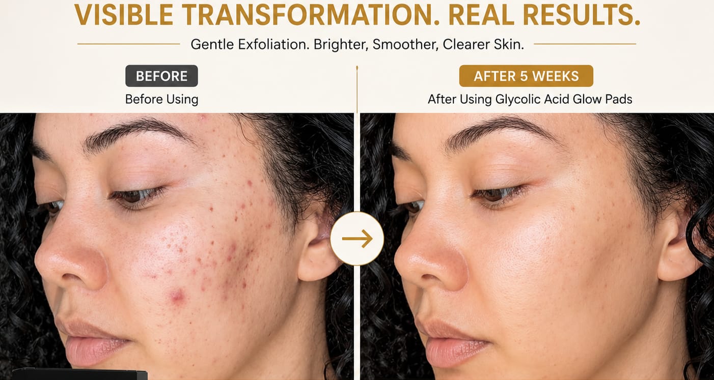 Glycolic Acid - 55 Cleansing Pads - Image 3