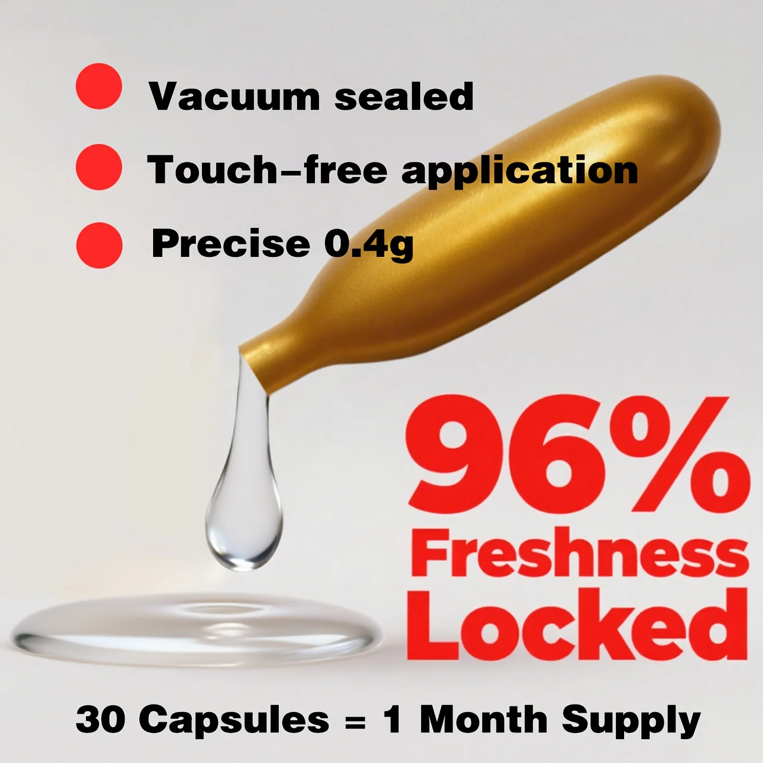 Vitamin E Serum Capsules, Single-Use Essence Capsules, Hydrating and Moisturizing Facial Skin 90 Capsules/Bottle - 1 Bottle - Image 14