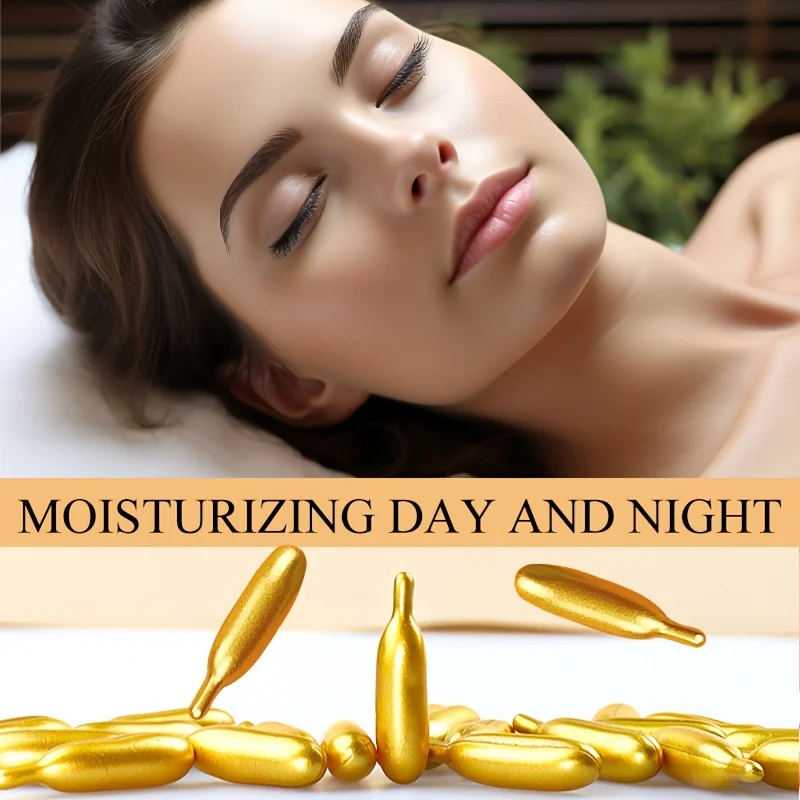 Vitamin E Serum Capsules, Single-Use Essence Capsules, Hydrating and Moisturizing Facial Skin 90 Capsules/Bottle - 1 Bottle - Image 16
