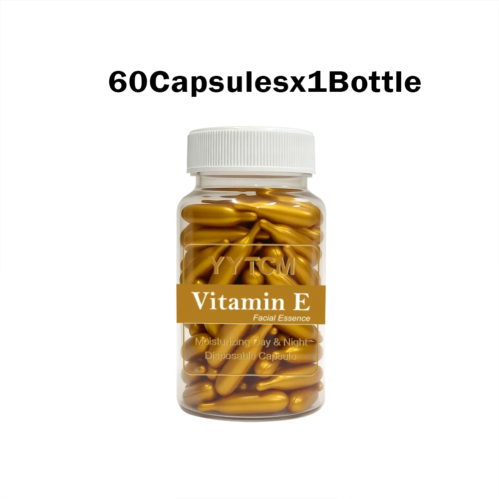 Vitamin E Serum Capsules, Single-Use Essence Capsules, Hydrating and Moisturizing Facial Skin 90 Capsules/Bottle - 1 Bottle - Image 11