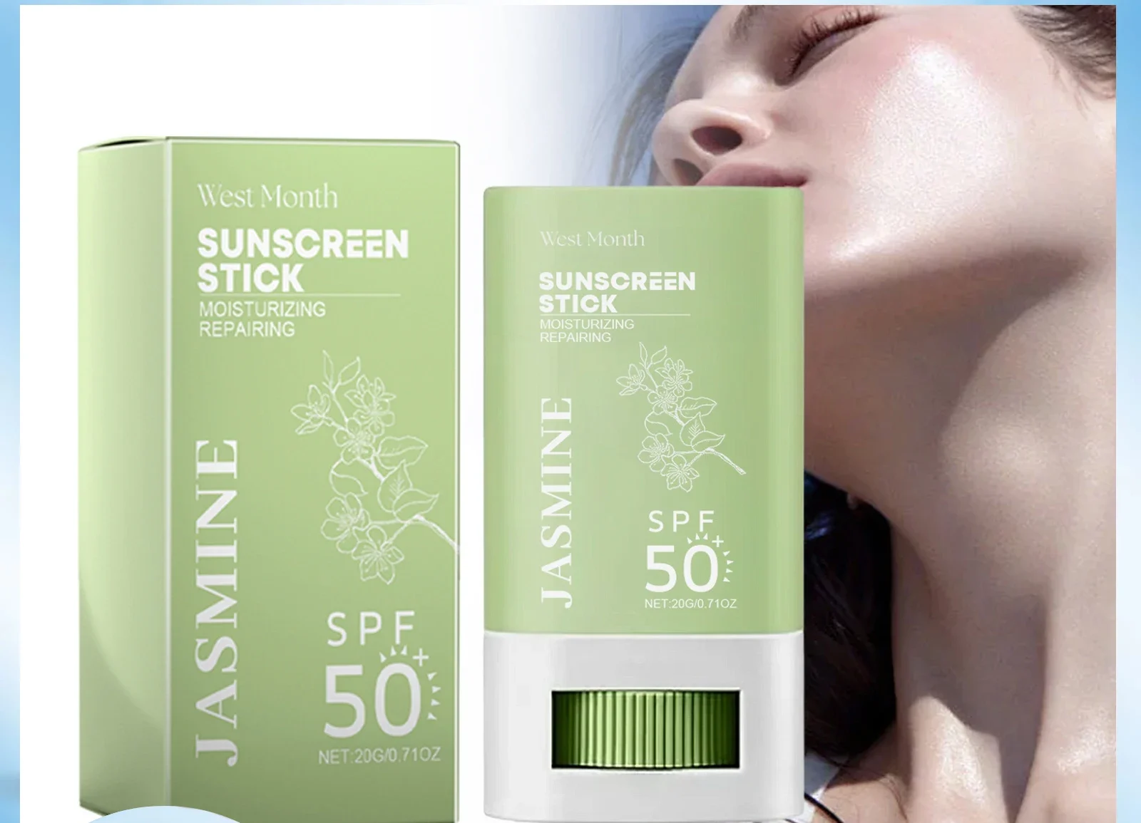 SPF 50+ Sunscreen Stick UV Protective