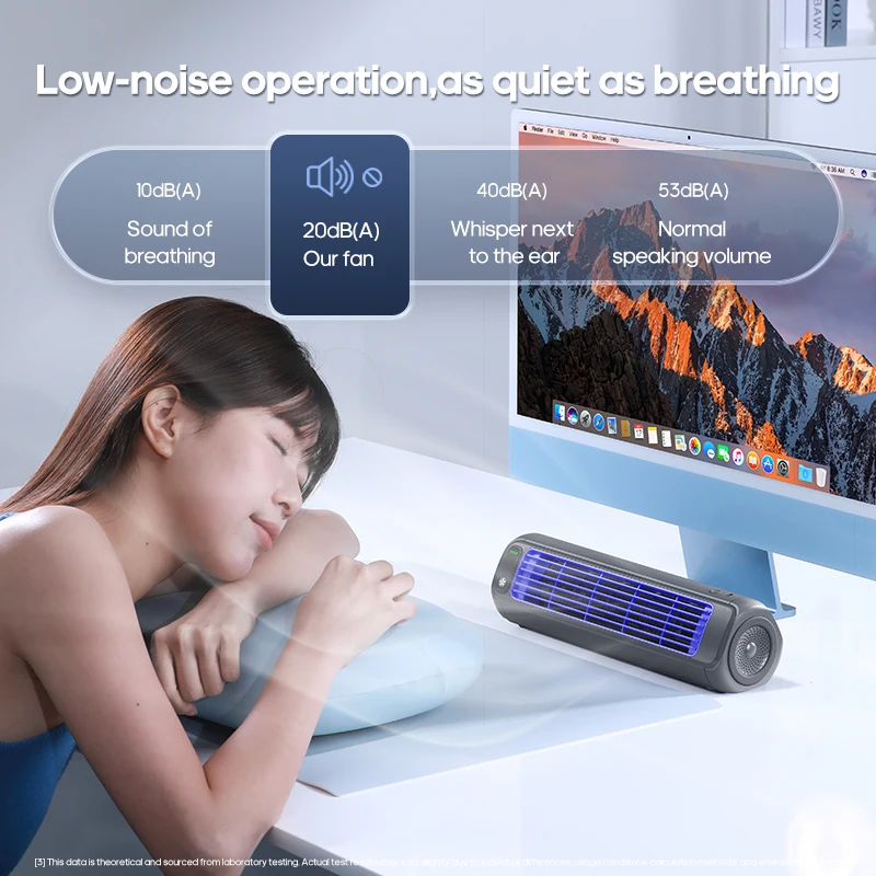 Portable Air Conditioner Fan 2000mAh - Image 5