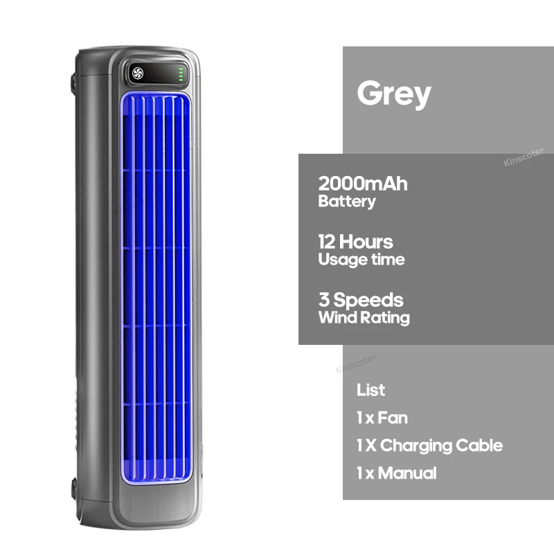 Portable Air Conditioner Fan 2000mAh - Image 8