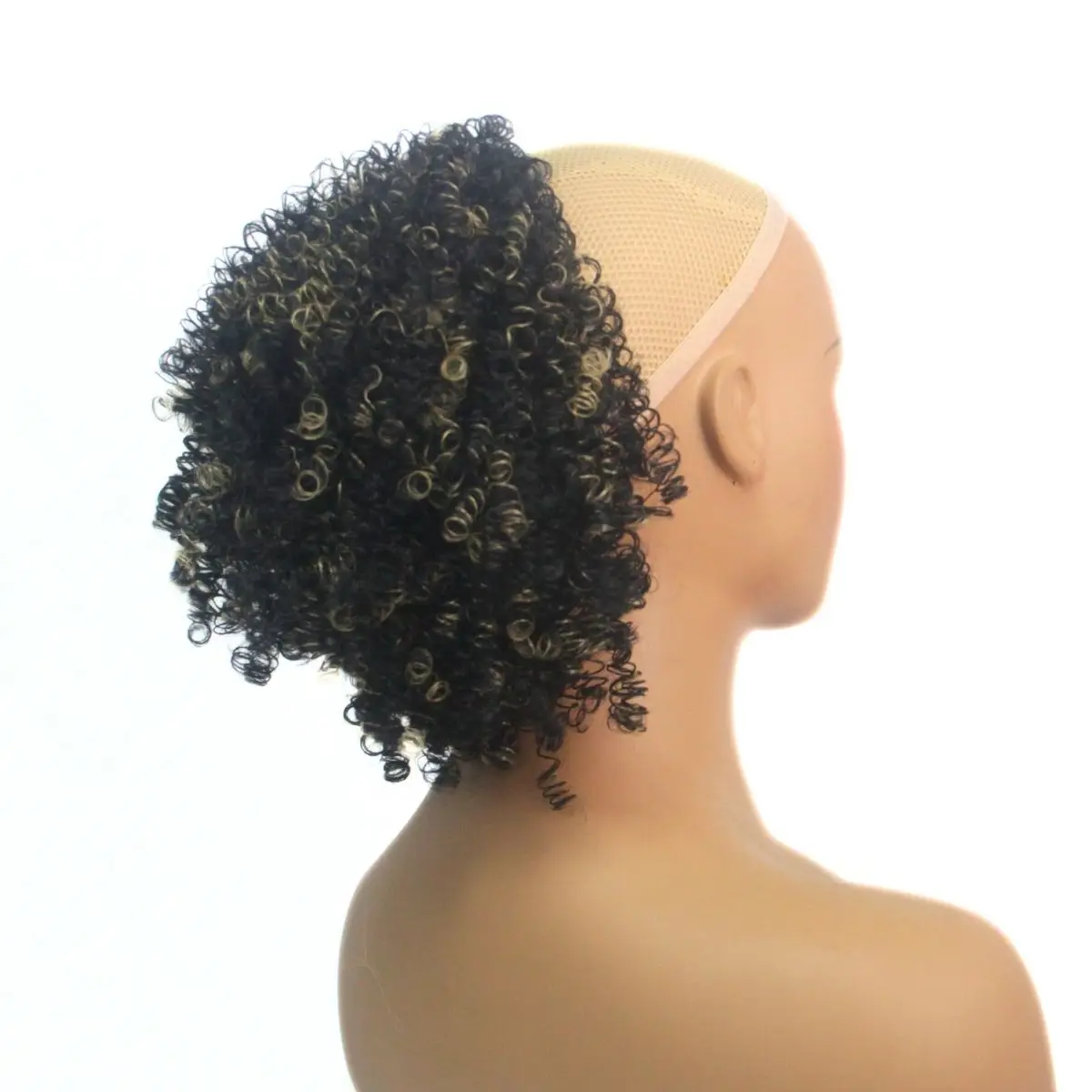 Kinky Curly Drawstring Ponytail Bun - Image 4
