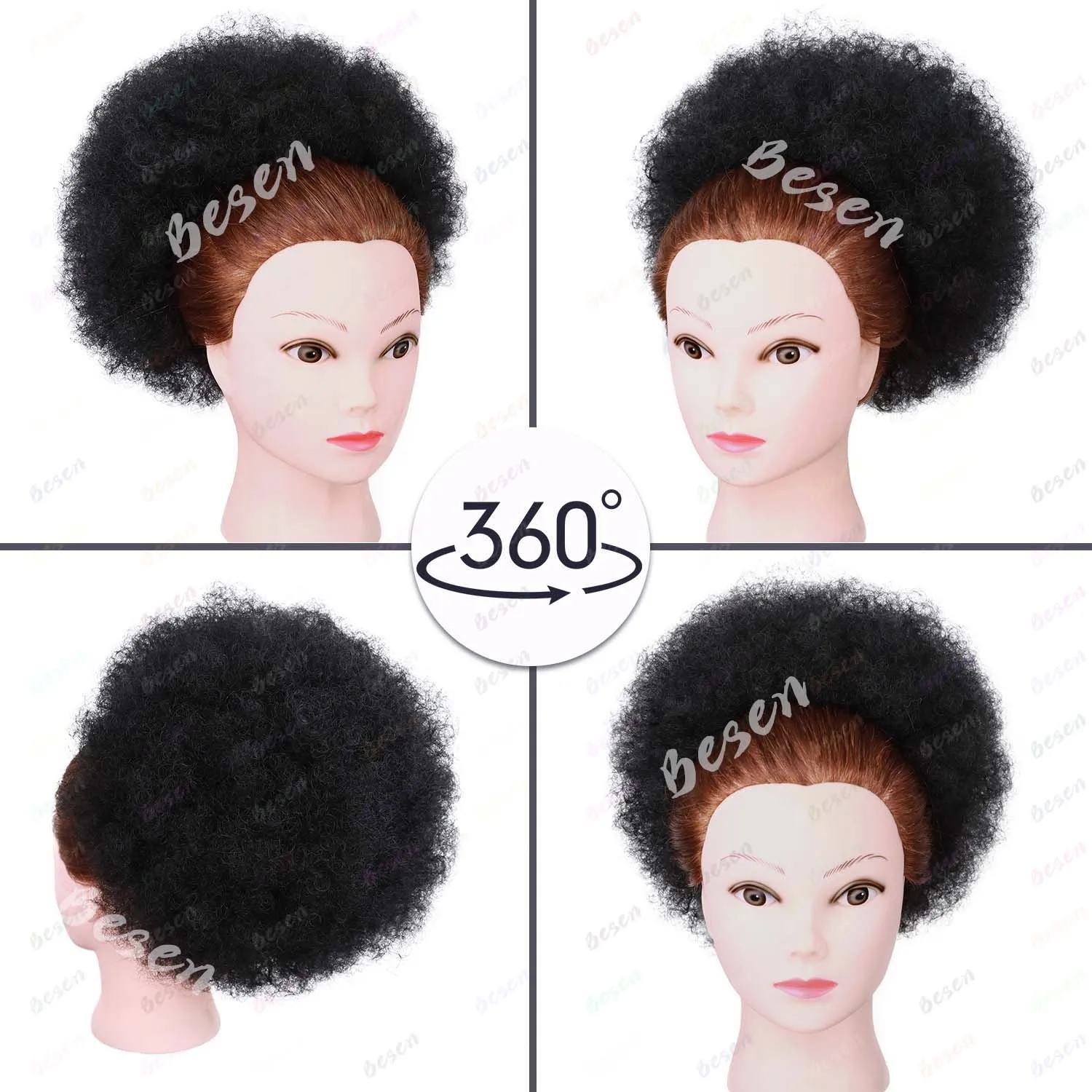 Synthetic Afro Puff Drawstring Ponytail - Image 3