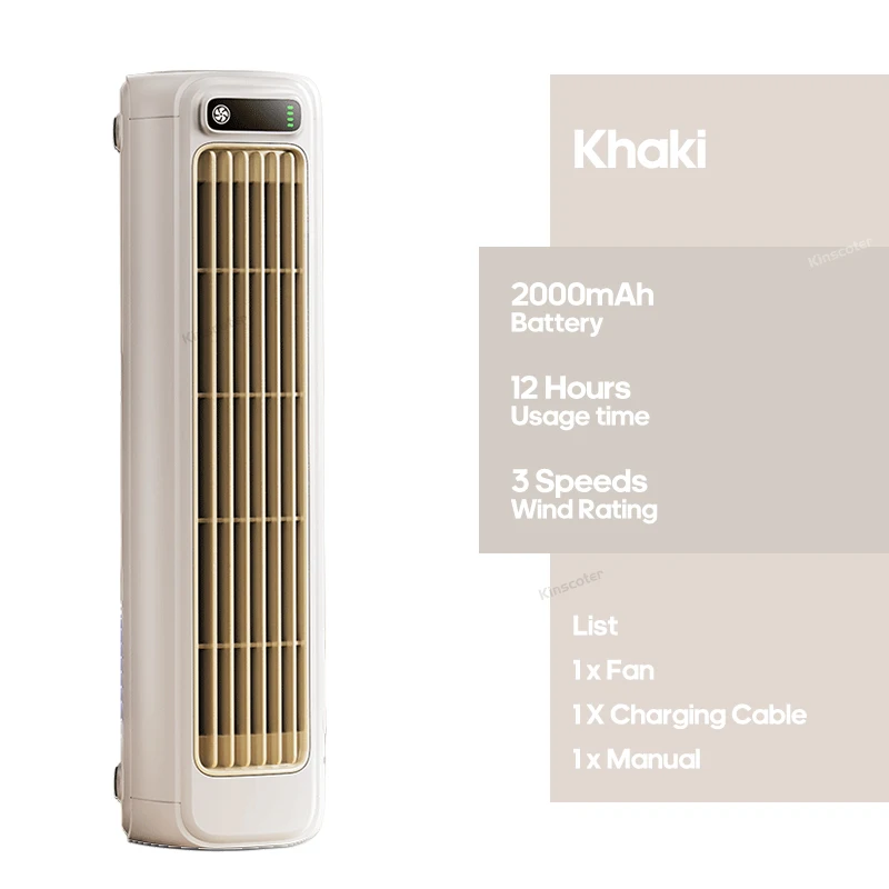 Portable Air Conditioner Fan 2000mAh - Image 7
